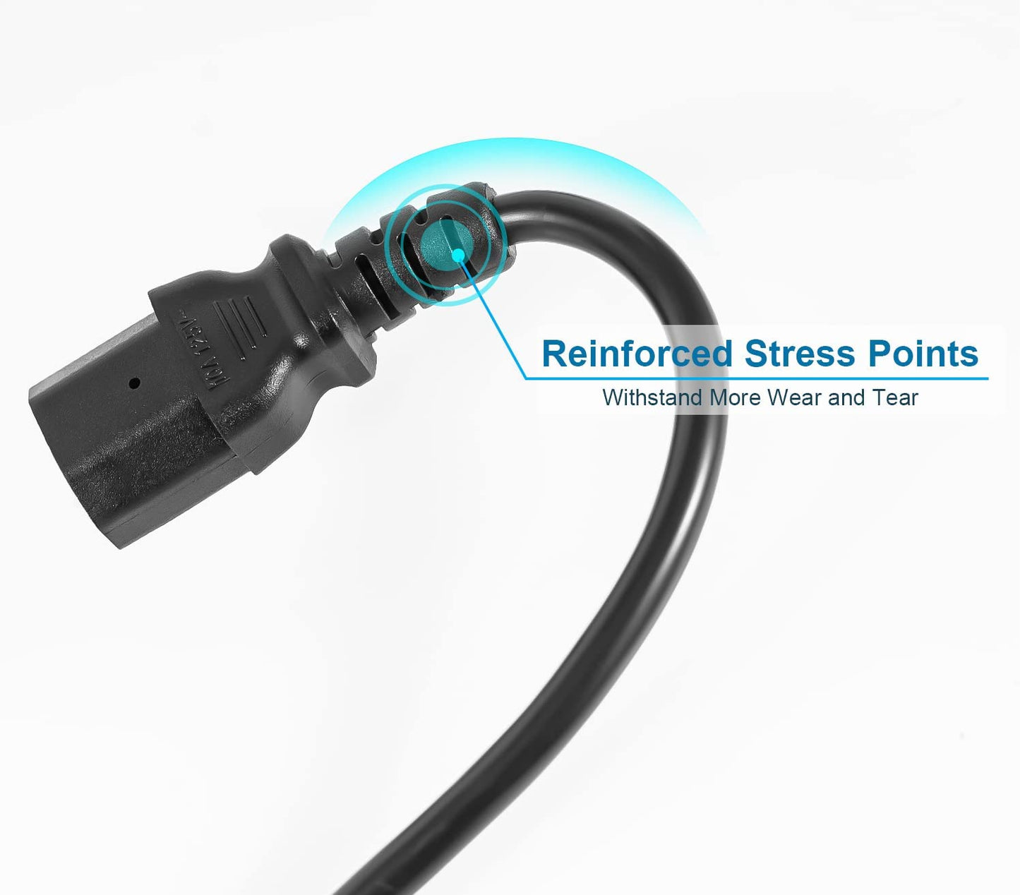 3 Prong Power Cord for Vizio TV, Vizio VX32L VW32L VX37L VW26L VA6 VMM26 LCD TV Power Cable