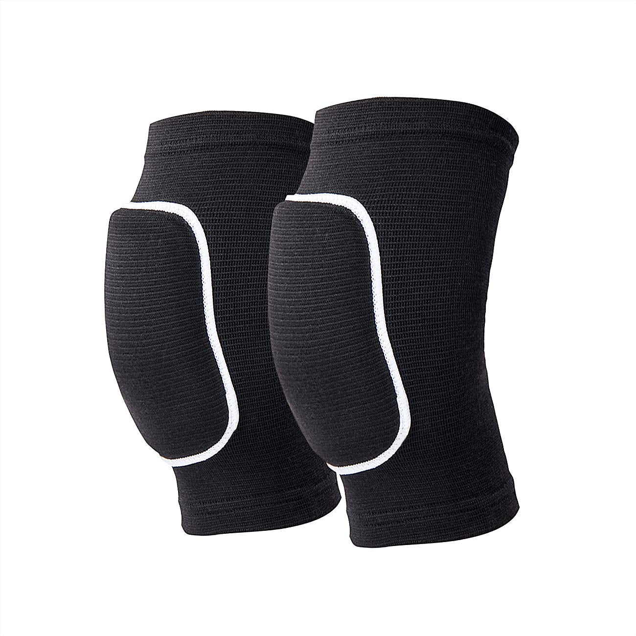 Non-Slip Knee Brace Soft Knee Pads Breathable Knee Compression Sleeve for Dance Wrestling Volleyball Basketball Running Football Jogging Cycling Arthritis Relief Meniscus Tear for Women Men Black(M)