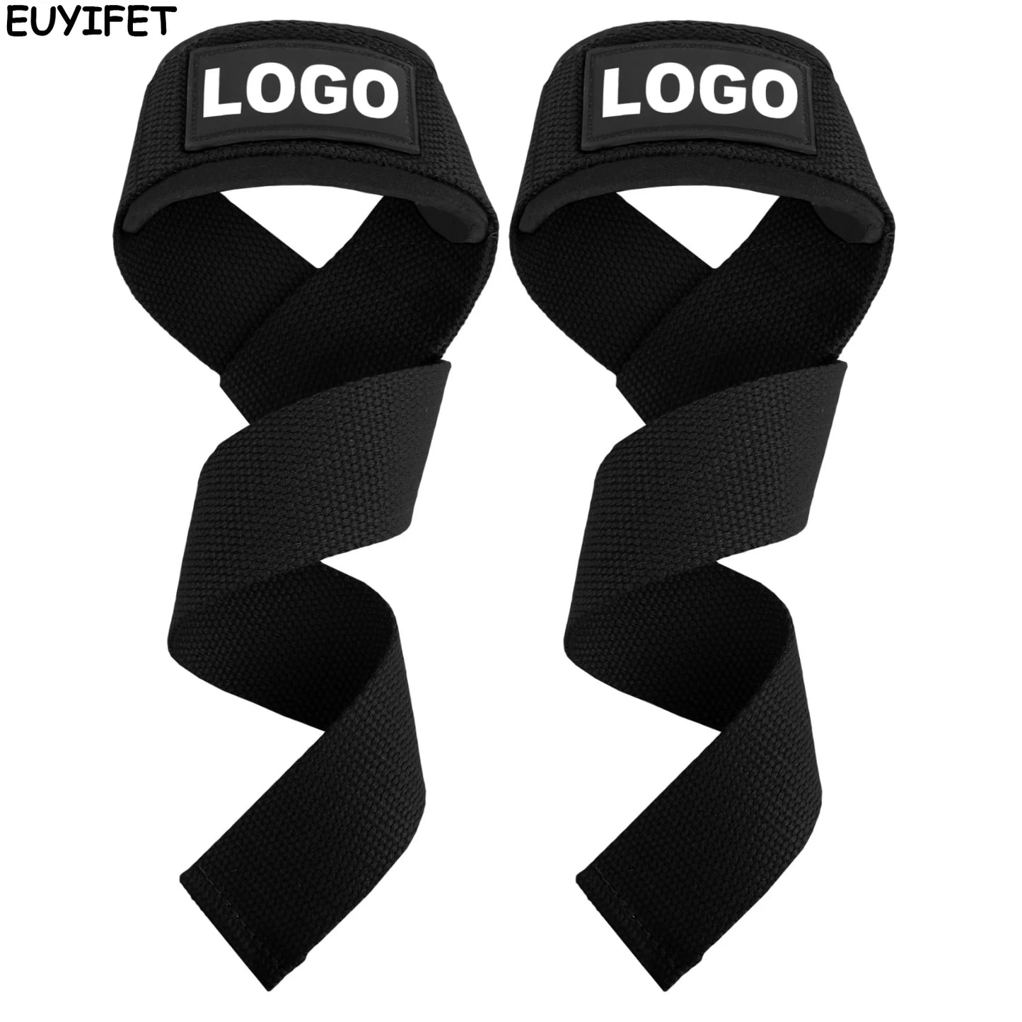 Weight Lifting Wrist Straps for Bodybuilding Powerlifting Strength Training Deadlifts Lifting Straps Padded Neoprene Gym Straps
